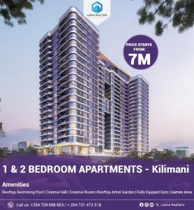 Luxury 1 & 2 Bedroom Apartments in Kilimani, Nairobi Amethyst Springs Ladva Realtors(2)