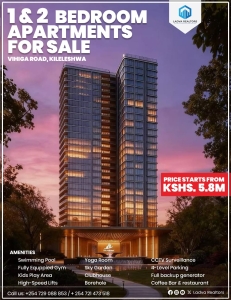 Luxury 1 & 2 Bedroom Apartments for Sale on Vihiga Road, Kileleshwa Ladva Realtors