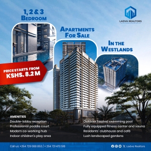 Brookside Oak Residency — Luxury 1, 2 & 3 Bedroom Apartments for Sale in Westlands, Nairobi From KES 8.2M- Ladva Realtors