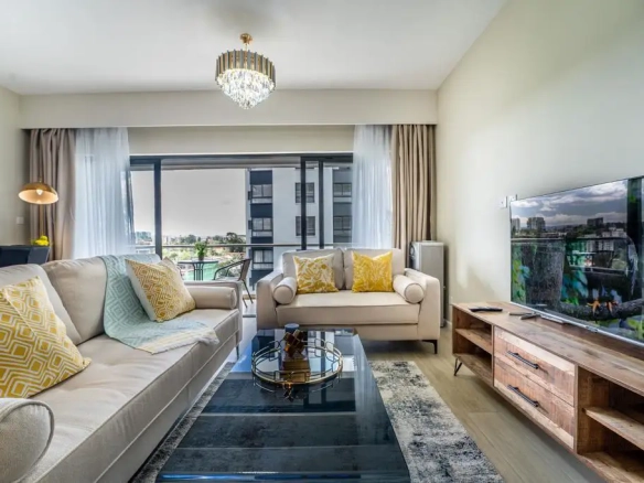 Luxury Fully Furnished 2 Bedroom Apartment for Rent at Riverside Square Nairobi|KES 15,000 Per Day | KES 300,000 Per Month-Ladva Realtors