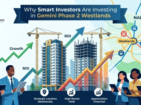 Luxury 1 & 2 Bedroom Apartments for Sale in Westlands, Brookside at Gemini Phase 2 – from KES 9.5 Million
