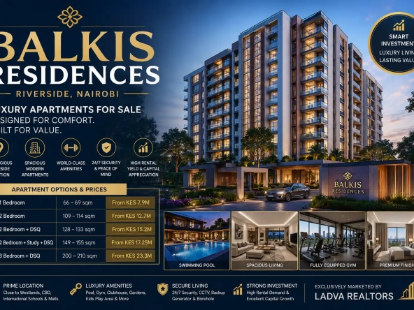 Why Balkis Residences Riverside Apartments for Sale Are Setting a New Standard for Luxury Living and Smart Property Investment in Nairobi