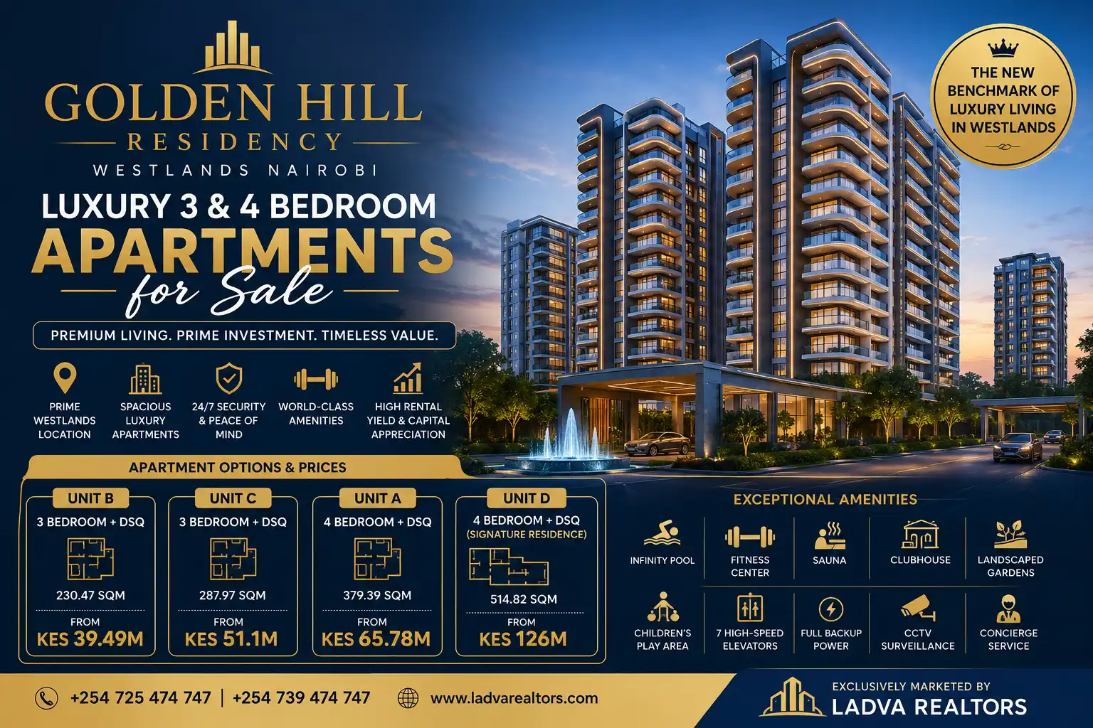 Why Golden Hill Residency Westlands Nairobi Is Setting a New Benchmark for Luxury Living and High-Value Property Investment