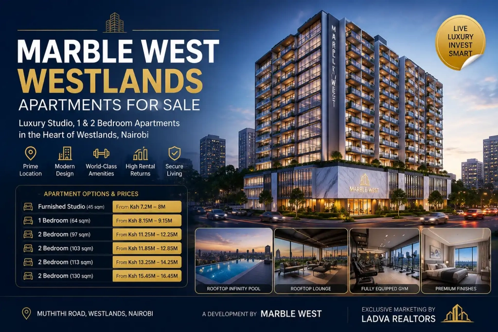 Why Marble West Westlands Apartments for Sale Are Among Nairobi's Best Luxury Property Investments in 2026