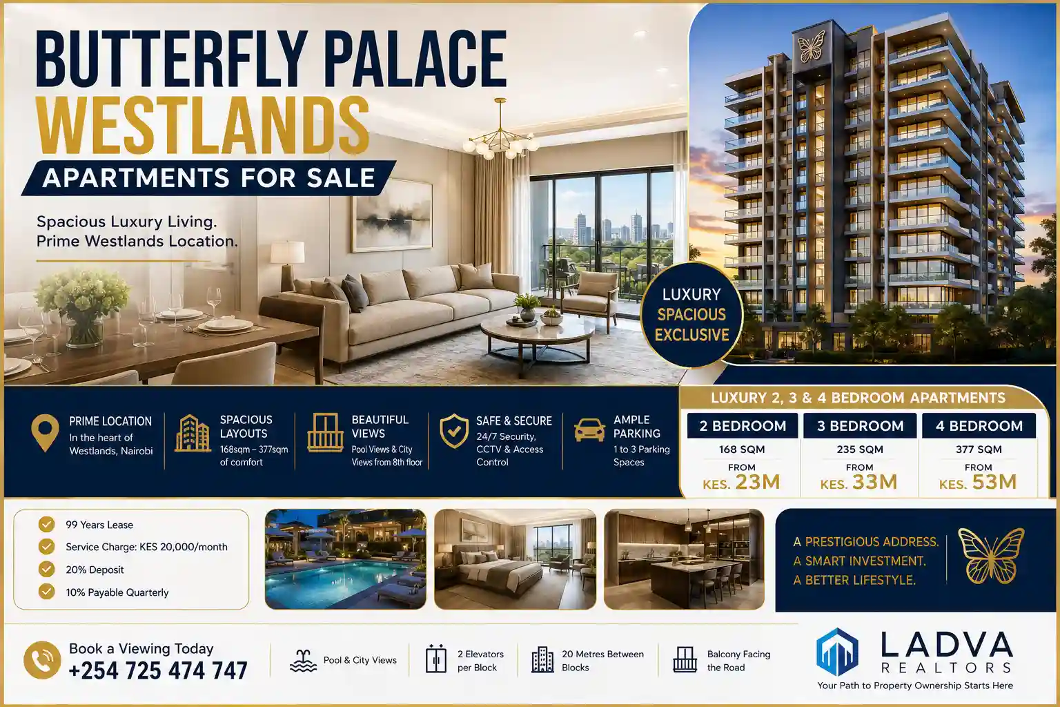 Butterfly Palace Westlands Apartments for Sale: A Complete Guide to Spacious Luxury Living and High-Value Property Investment in Nairobi
