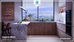 Jabali Towers Tatu City Apartments for Sale_ Studios, 1, 2 and 3-bedroom apartments starting from Ksh 6.1 M Kitchen Area